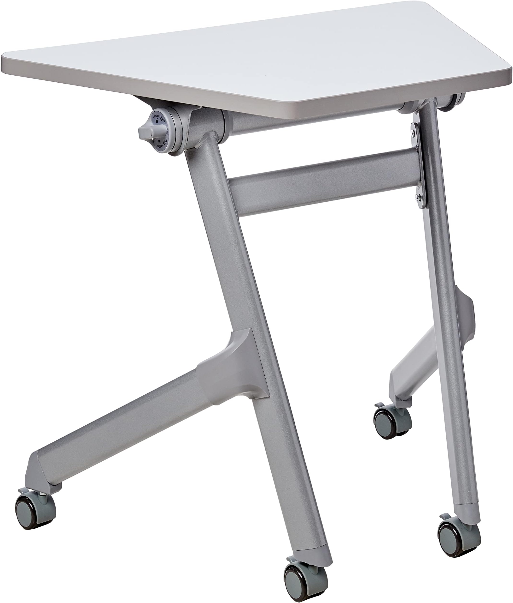 Safco Products Learn Student Nesting Trapezoid Desk, Small Corner Desk for Classrooms & Custom Classroom Layouts (Dry Erase)