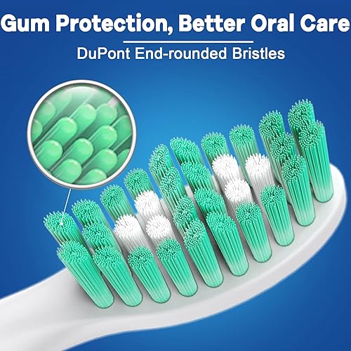 Miniatura 5 de Cabezales de cepillo de dientes para Philips Sonicare Essence Elite Advance Xtreme CleanCare E-Series E-Series HX7022/66 HX7023 HX7001 con tapa,