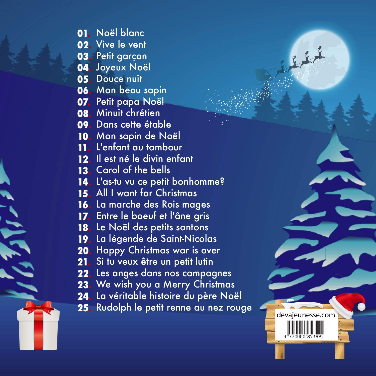 Comptines et chansons de Noël t des paroles inclus