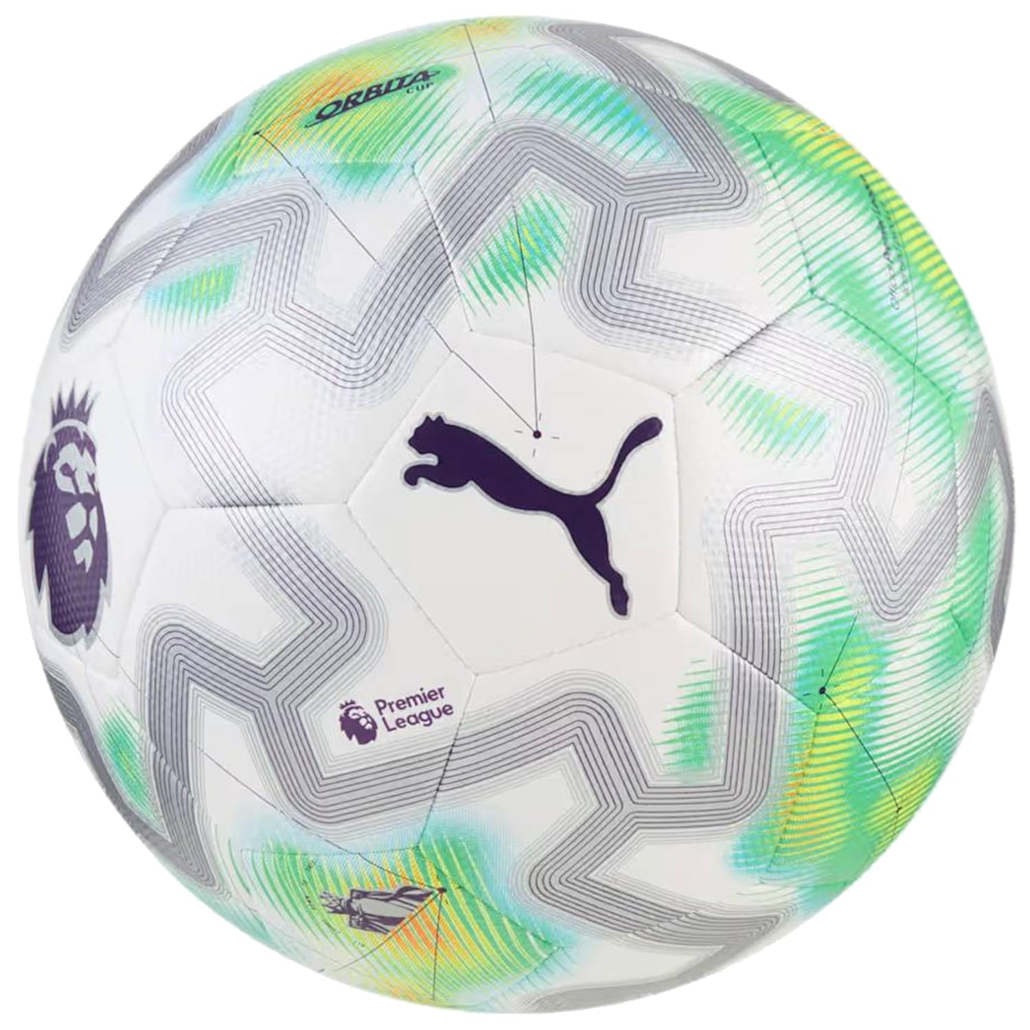 Puma Orbita Cup Premier League Ball 084898-01, Unisex Footballs, White, 3