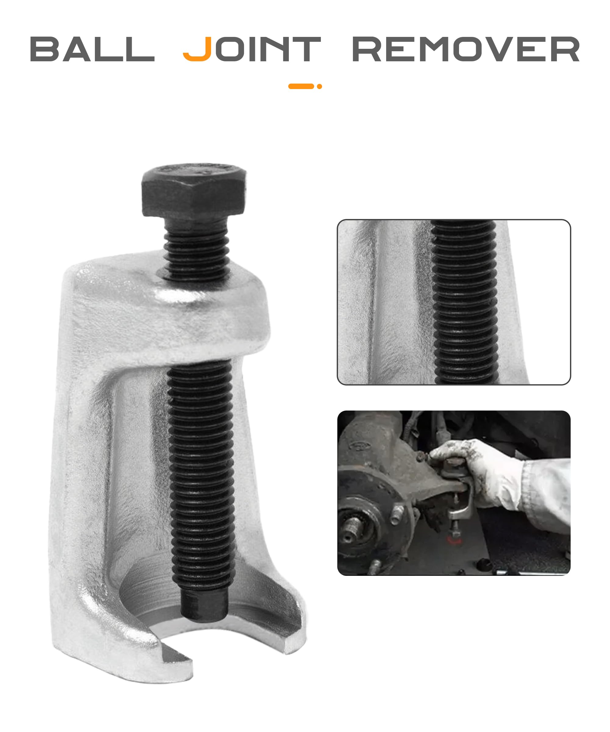 Flaconi 2PCS Auto Estrattore Testine Sterzo,Estrattore Giunti Sferici,Strumento Separatore Giunto Sferico,Estrattori per Testine Sterzo,Adatto per Quasi Tutti i Tipi di Veicoli nel Settore