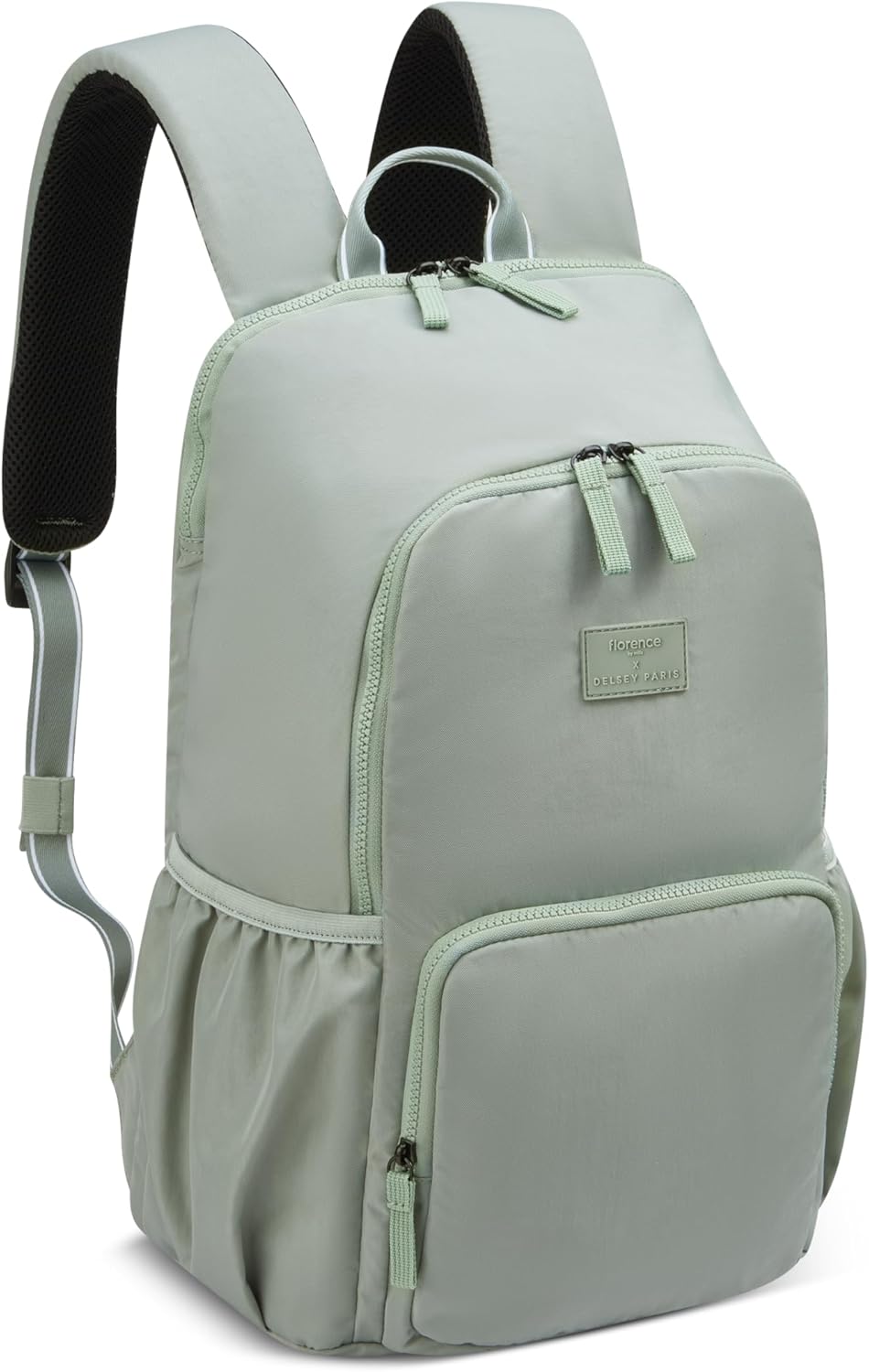 florence by mills Fresh Start Laptop Travel Backpack, Sage Green - Image 2