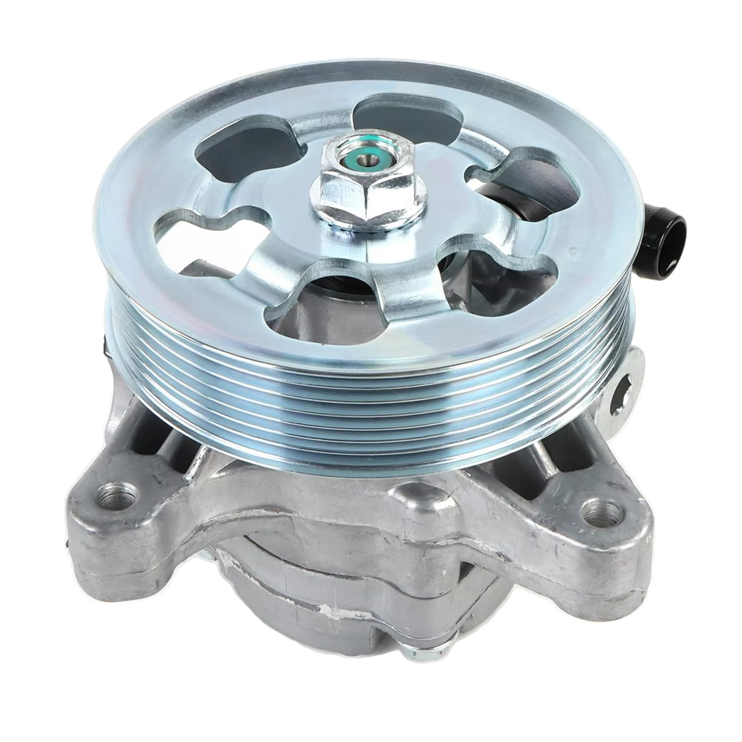 Rufutle Power Steering Pump for Accord EX LX DX SE 2.4L 2003-2005, Power Steering Pump with Pulley 56110RAAA01/56110-RAA-A01/56110-RAA-A04/56110-RBB-E01
