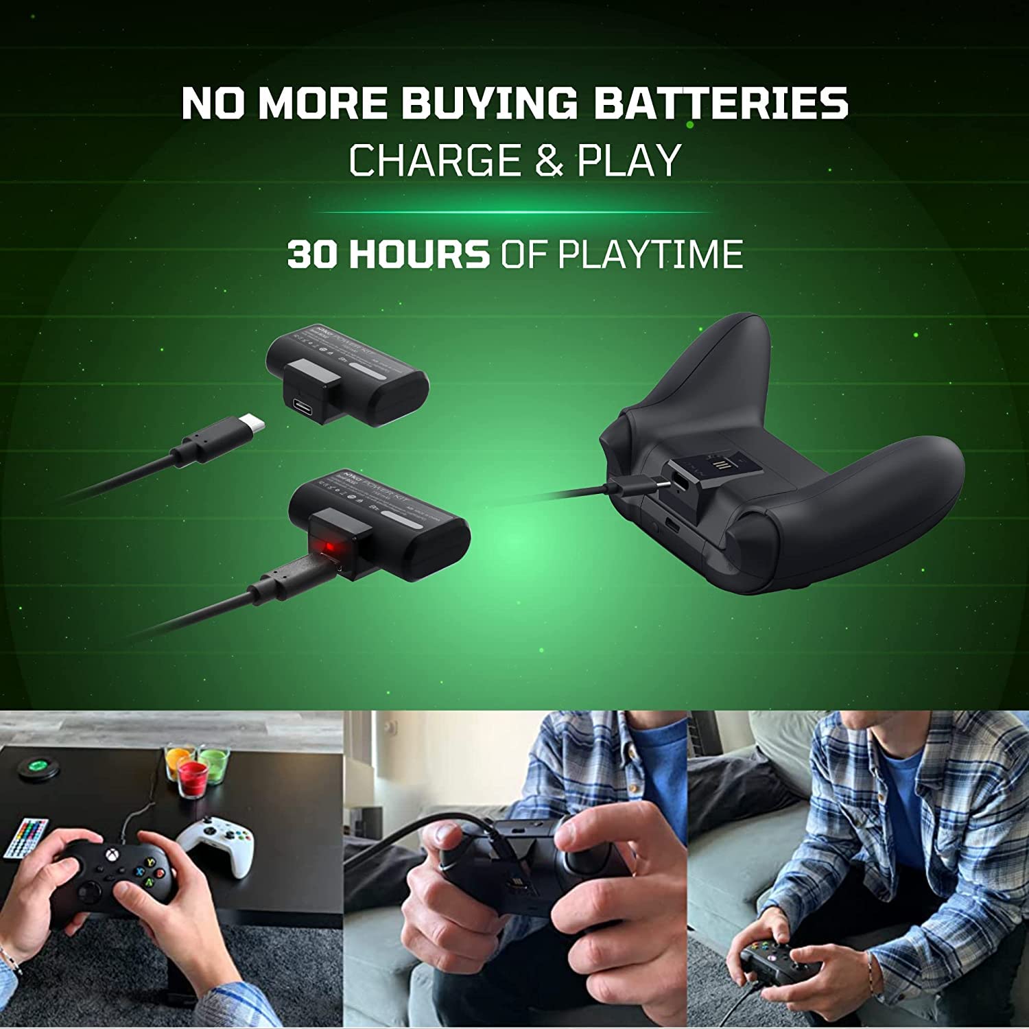 Nyko Power Kit for Xbox Series X and Xbox One 86302 5 71++k+kl9FL. SL1500