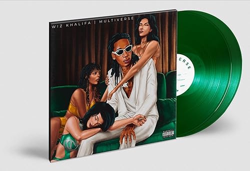 Wiz Khalifia Multiverse Edición Limitada Exclusivo a 500 Vinilo Verde Transparente