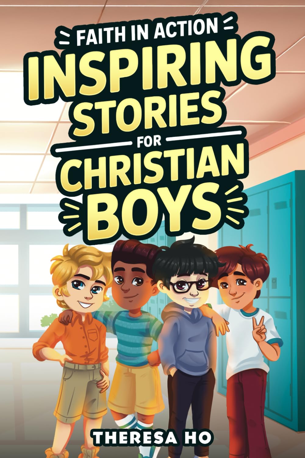 Faith in Action Inspiring Stories for Christian Boys: Adventures That Grow Courage, Character & Resilience, Including Reflection Questions, Fun Facts ... Ages 8-12 (Growing Strong Boys Collection)      Paperback – October 11, 2025