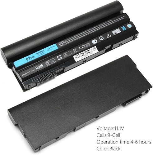 Miniatura 5 de Batería de repuesto para portátil Dell Latitude E6420 E6520 E6520 E6430 E6440 E6530 E6530 E6520 E5420 E5520 E5430 E5530, compatible P/N: 2P2MJ