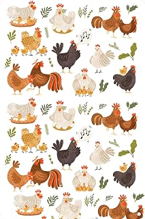 Breeds Of Chicken Metal Aluminum Sign Educational Science Classroom Chart Art Fun Poster Gift 8x12 Inch