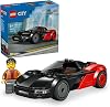 LEGO City Elektrikli Süper Araba 60486 – 5 Yaş ve Üzeri Erkek ve Kız Çocuklar için Sürücü Minifigürü İçeren Yaratıcı Oyuncak Yarış Arabası Yapım Seti, Çocuklar için Hediye Fikri 109 Parça