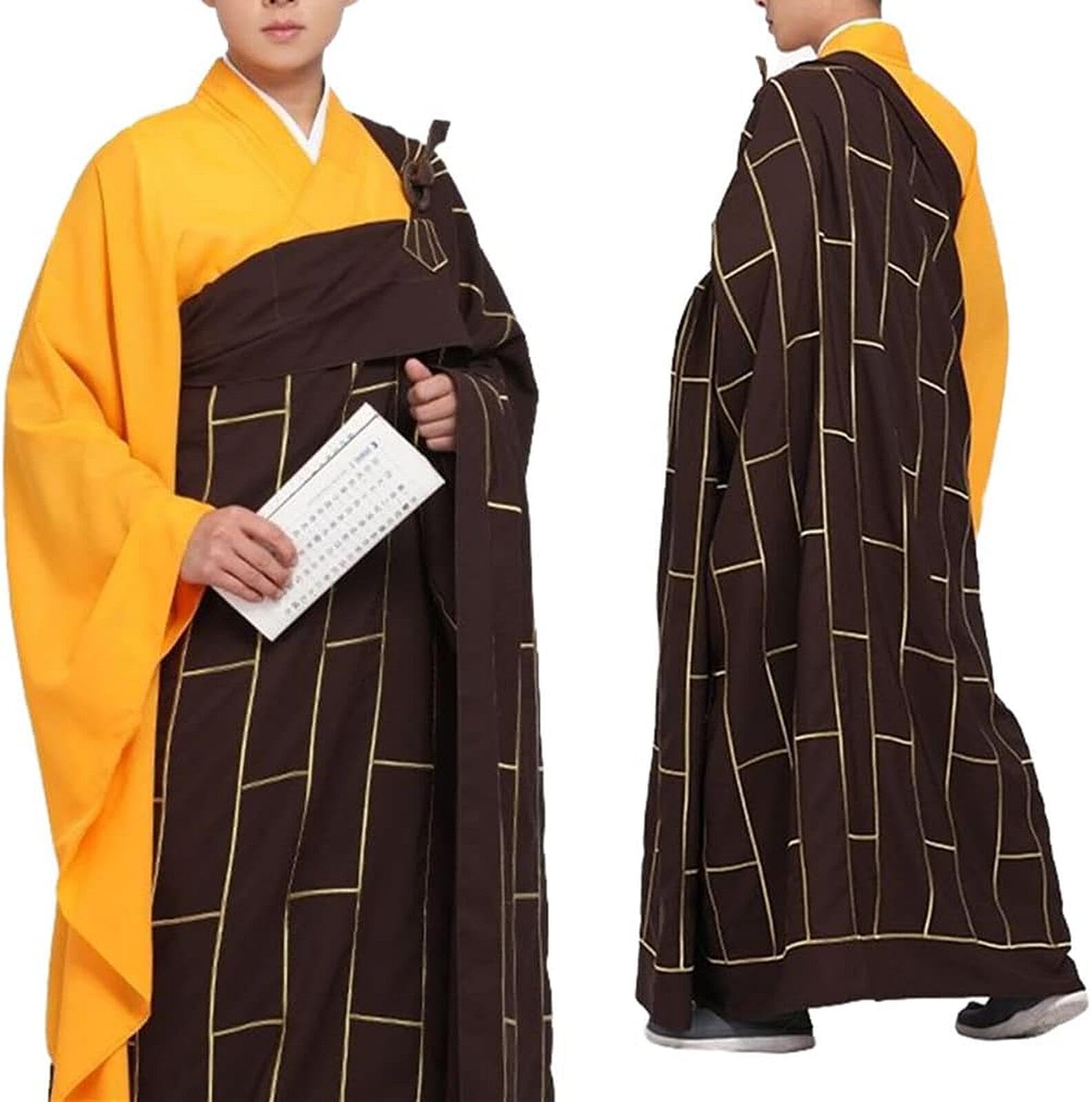 Amazon｜袈裟 玄奘 仏教服 お坊さん 衣装 僧侶服仏教和尚服/僧服/祖先 
