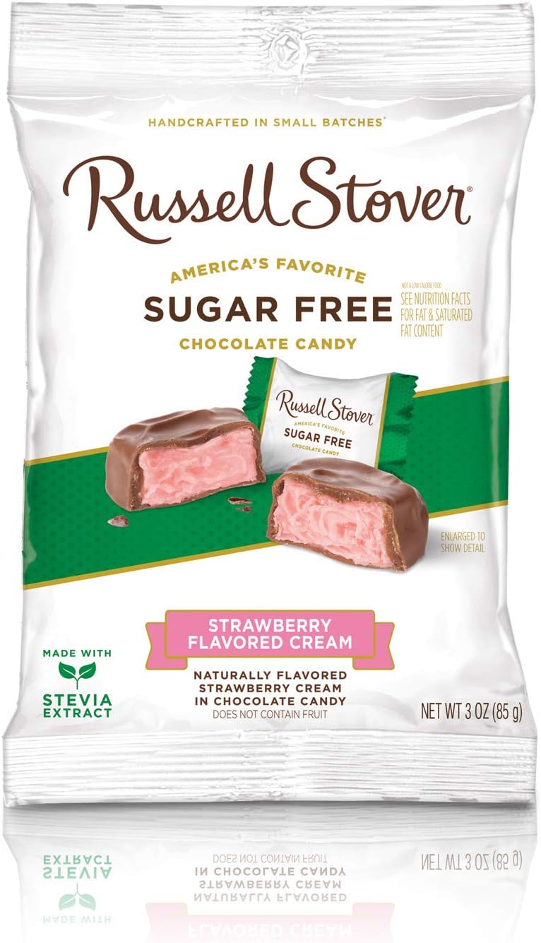 Sugar Free Strawberry Cream, 3 oz. Bag