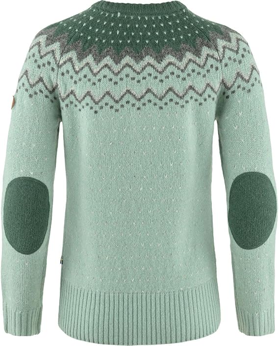 Fjallraven F89941674-679S Ovik Knit Sweater W Misty Green-Deep Patina S