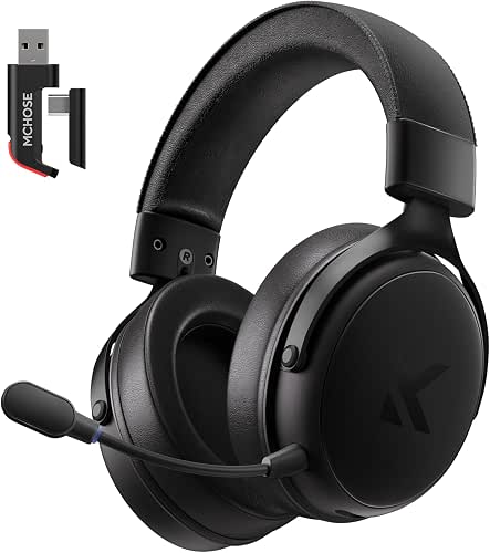 MCHOSE V9 PRO Wireless Gaming Headset 7.1 Surround Sound for
