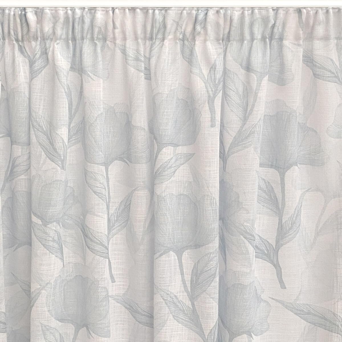 Alexandra House Living Sofia Turquoise Curtain 140 x 270 x 1 cm Translucent