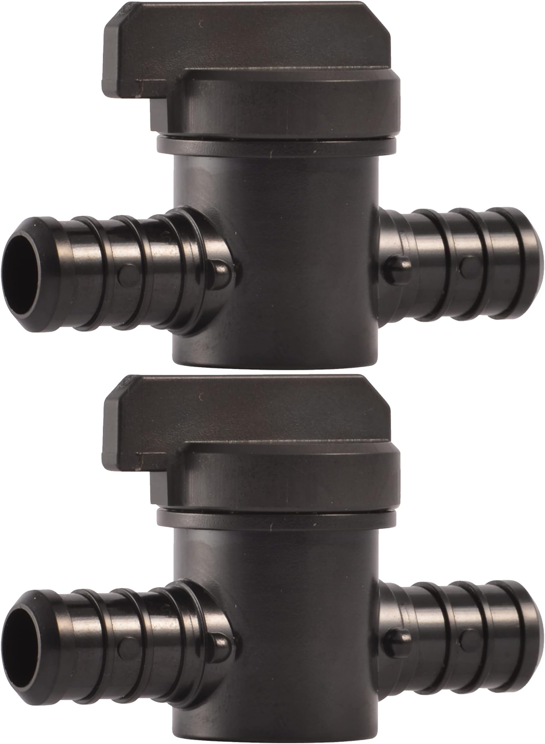 1/2 Inch Poly Crimp Ball Valve, Pack of 2, PEX Pipe, PE-RT, 24606Z2