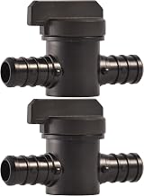 1/2 Inch Poly Crimp Ball Valve, Pack of 2, PEX Pipe, PE-RT, 24606Z2