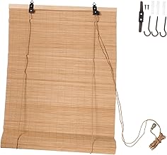 OSALADI Cortina 1 Conjunto De Persianas De Janela Decoração Sombra De Janela De Bambu De Janela De Bambu s De Bambu De Bambu Divisória De s De Janela Cortinas De Janela