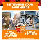 Scotch Long Lasting Shipping and Storage Tape with Dispenser, 1.88 in. X 54.6 Yd., 4 -Pack – view 5
