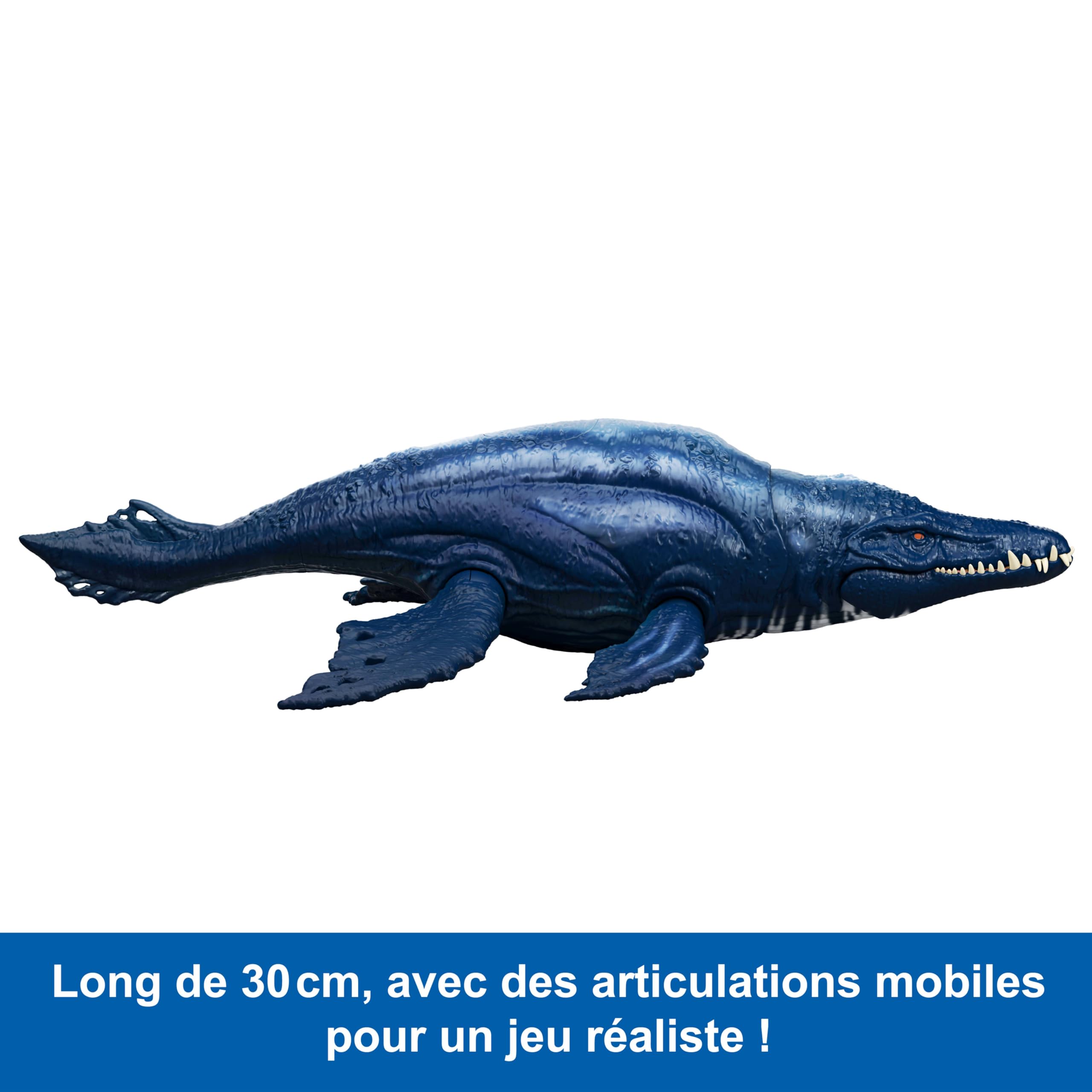 Mattel Jurassic World Figurine de Dinosaure Rugissement Féroce avec Mouvement de mâchoire, Attaque multidirectionnelle et Effets sonores (Les espèces Peuvent Varier), JKL79