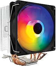 EVM EnAero CPU Cooler Fan 120mm 1500 RPM LED Lighting Hydraulic Bearing 3-Pin Connector Quiet Operation High Efficiency Cooling Universal Intel & AMD Support 1 Year Warranty (R63)