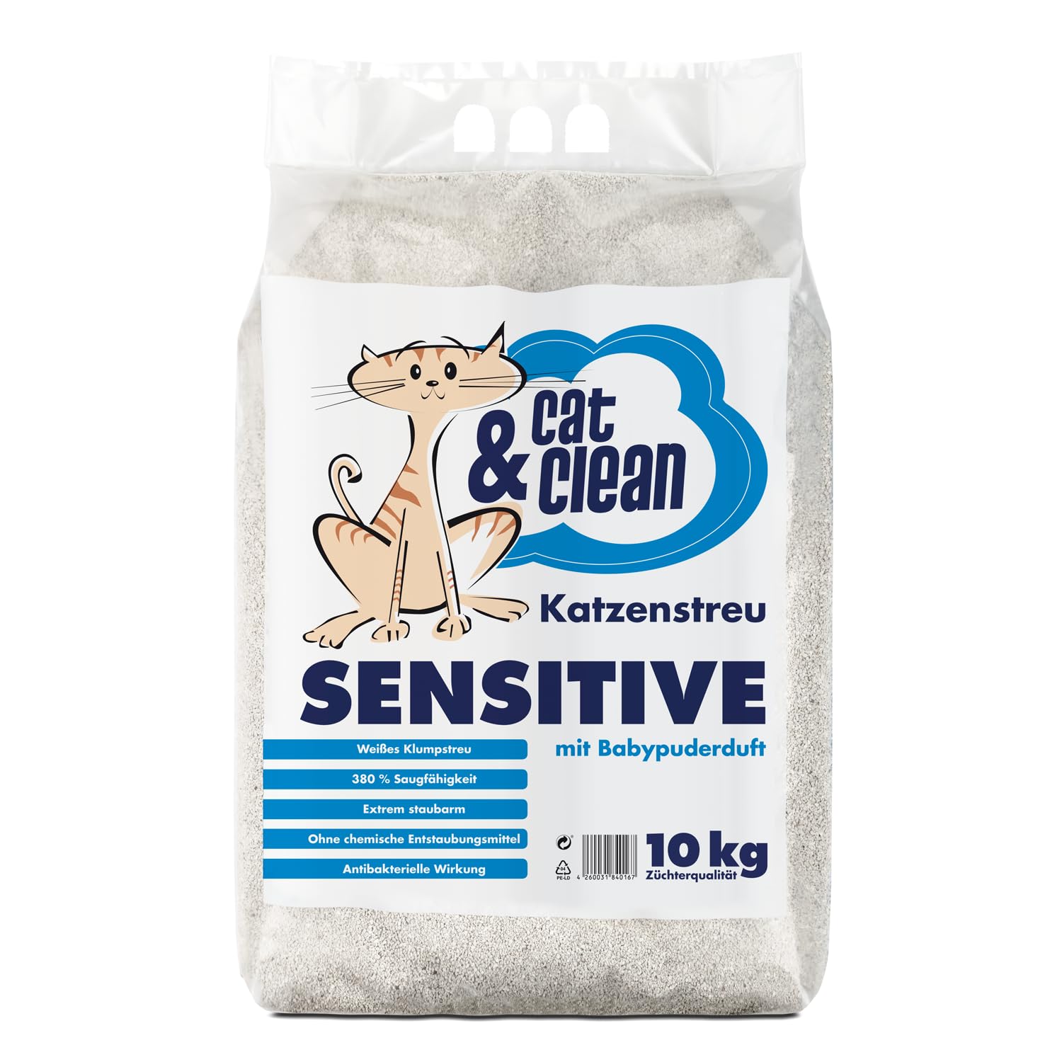 Cat & Clean CCS10 sensitive mit Babypuderduft