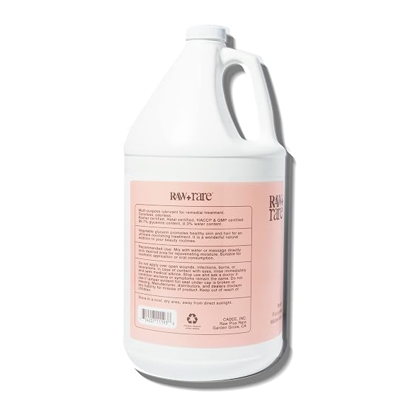 Raw Plus Rare Food Grade Vegetable Glycerin 1 Gallon