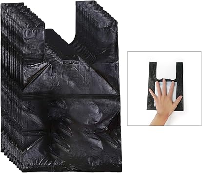 Sanitary Napkin Disposal Bags, 200 PCS Personal Disposal Bags For Women Trash Bags With Handle For Feminine Hygiene Product - Black