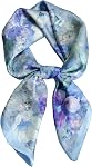 Fmeida 27.5" Square Satin Head Scarf - Silk Like Bandanas for Women, Neckerchief Sleeping Head Wrap with Gift Box & Card