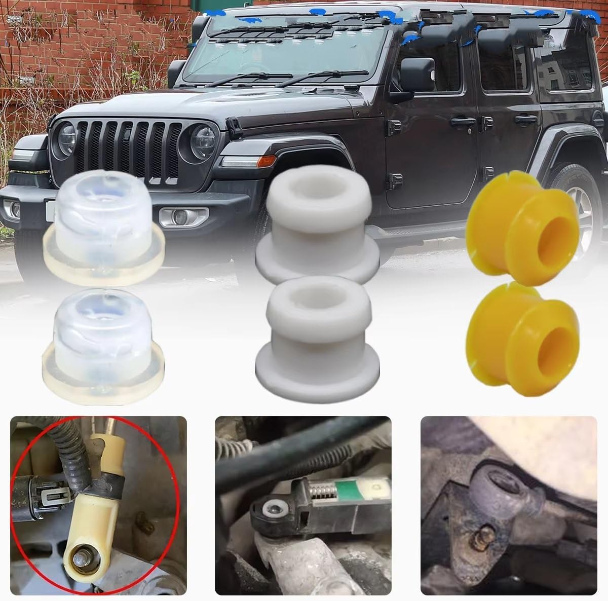 Transmission Cable Compatible With Jeep For Compass 2007-2017 Auto Trans Pivot Grommet Replace Parts Repair Kit Car
