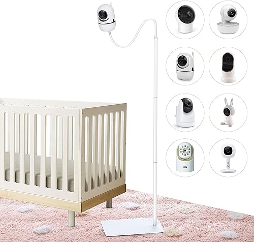 Infant Gadgets Soporte de suelo para monitor de bebé compatible con óptica infantil, Hello Baby, Nanit, Motorola, Vava, soporte para monitor de