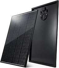 200W Solar Panel, 200 Watt Solar Panel 12V Monocrystalline N-Type High Efficiency 25% for RV Camper Van Boat Off-Grid System, Anti-Shading Design, Weatherproof