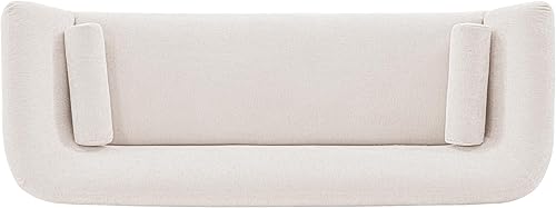 Miniatura 9 de Manhattan Comfort Ulka - Sofá Boucle contemporáneo de 96 pulgadas para sala de estar con marco de madera de pino de alta calidad, base de metal,