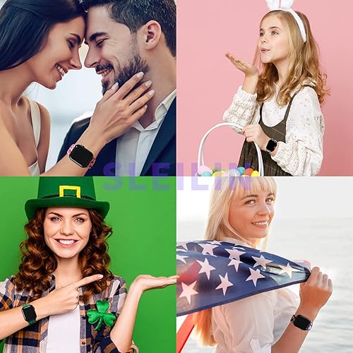 Miniatura 6 de Correa de reloj compatible con Apple Watch de 1.496 in, 1.575 in, 1.614 in, 1.654 in, 1.732 in, 1.772 in, correa de repuesto con cierre clásico para