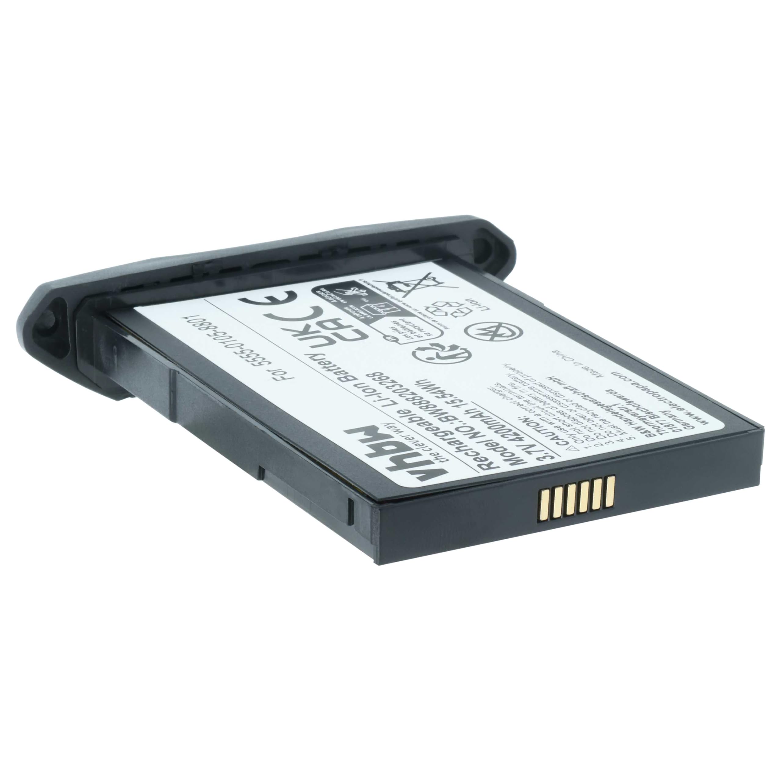 vhbw Akku kompatibel mit NCR Orderman 5 Handheld Computer Scanner (4200mAh, 3,7V, Li-Ion)