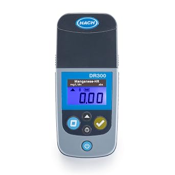 Hach DR300 Pocket Colorimeter, Manganese, HR, with Carrying Case, LPV445.97.15110