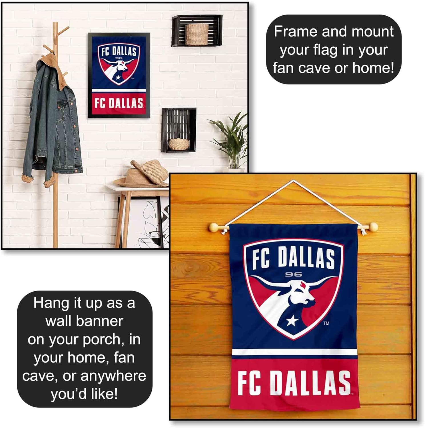 FC Dallas Double Sided Garden Flag - Image 5