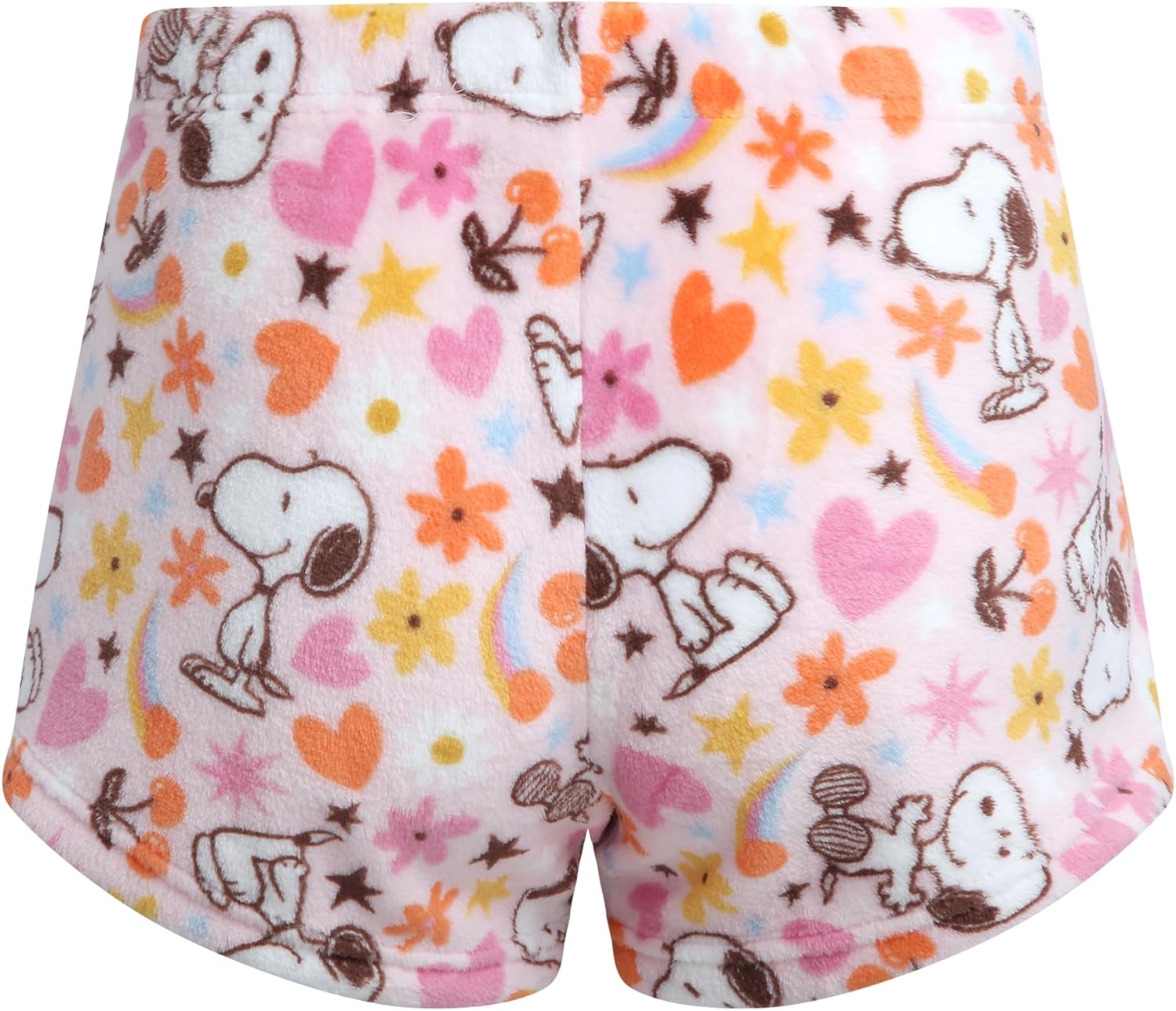 COCO BRANDS Womens Pajama Shorts - 1 Pack or 2 Pack Peanuts Snoopy Comfy PJs Sleep Lounge Pajama Shorts for Women (S-XL)