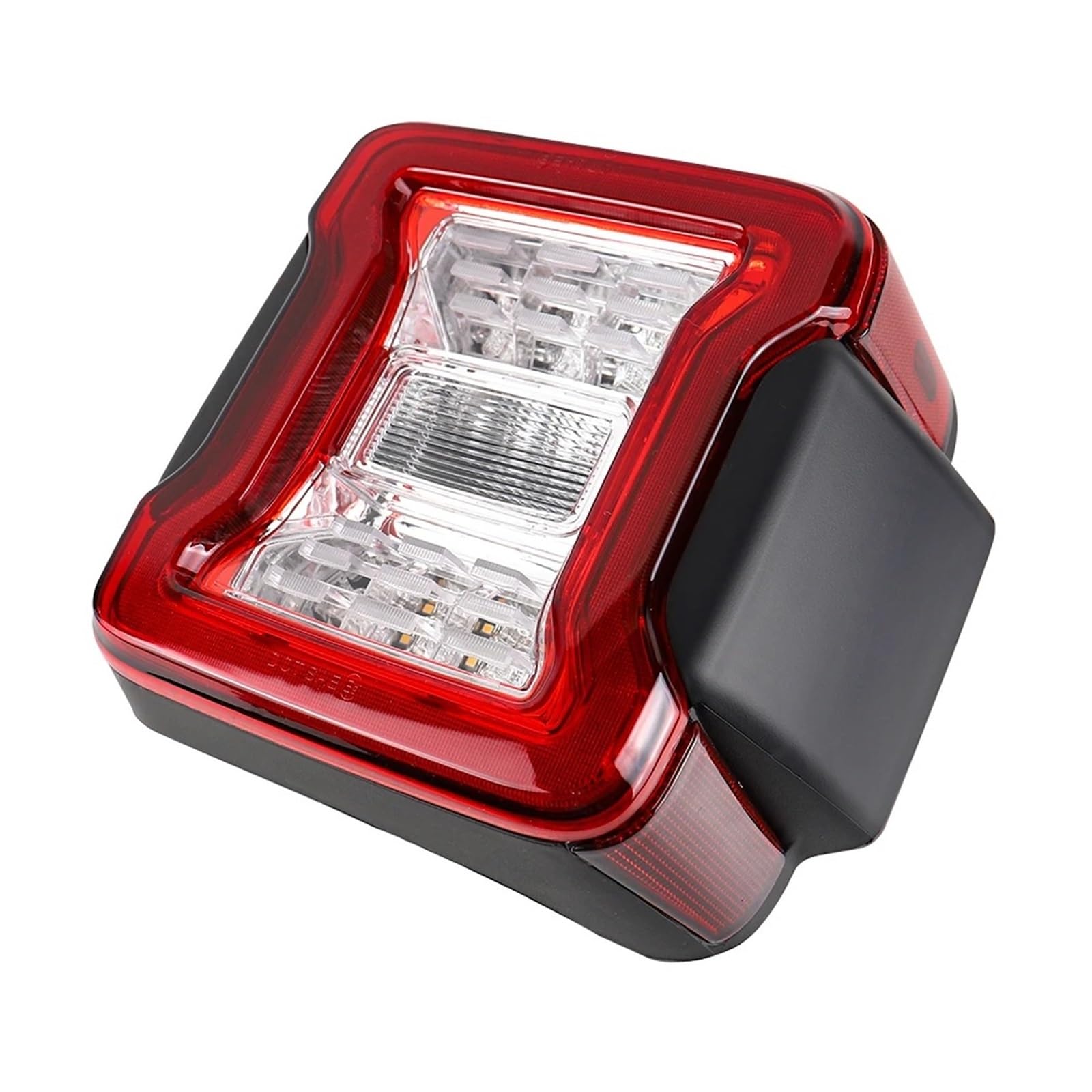 Luz Trasera Coche para Jeep Wrangler JL 2018-2023 2X Luces Traseras LED para Automóvil, Luz De Freno Trasera, Luz De Señal De Giro Y Marcha Atrás Traseras Después Luces(Clear Euro Version)