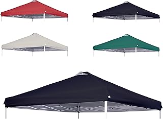 SCOCANOPY Replacement Top with Air Vent for 10x10 Canopy Frame, Canopy Cover ONLY, (Black)