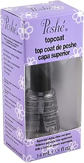 Lot 3 Poshe 0.5 OZ Super Fast Drying Top Coat Nail Polish Salon Manicure DRY
