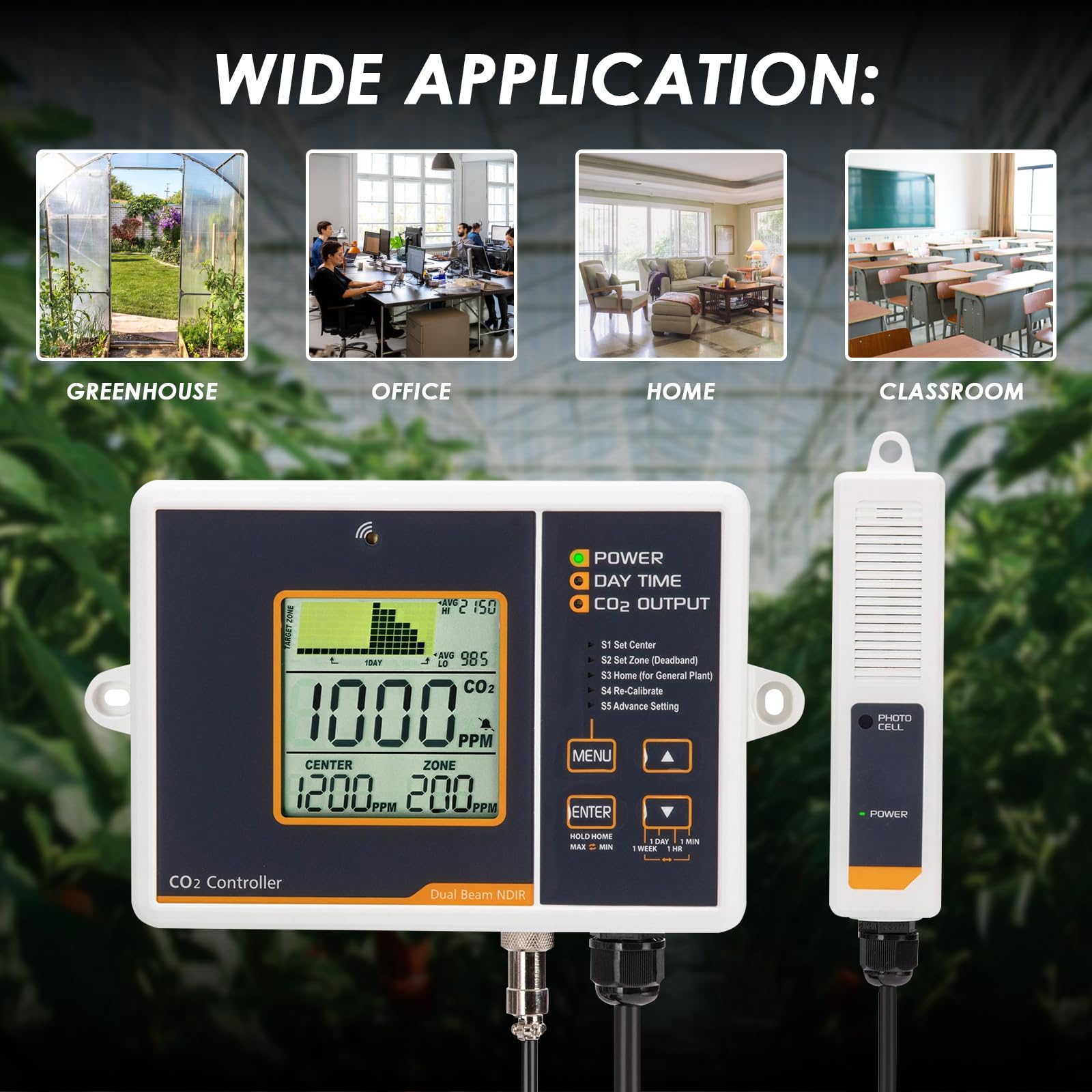 Amazon.co.jp: CO2 コントローラー 二酸化炭素コントローラー CO2 