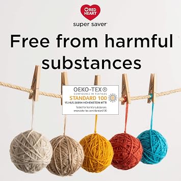 Red Heart Super Saver Jumbo Yarn for Crocheting, Wildflower, 2-Pack