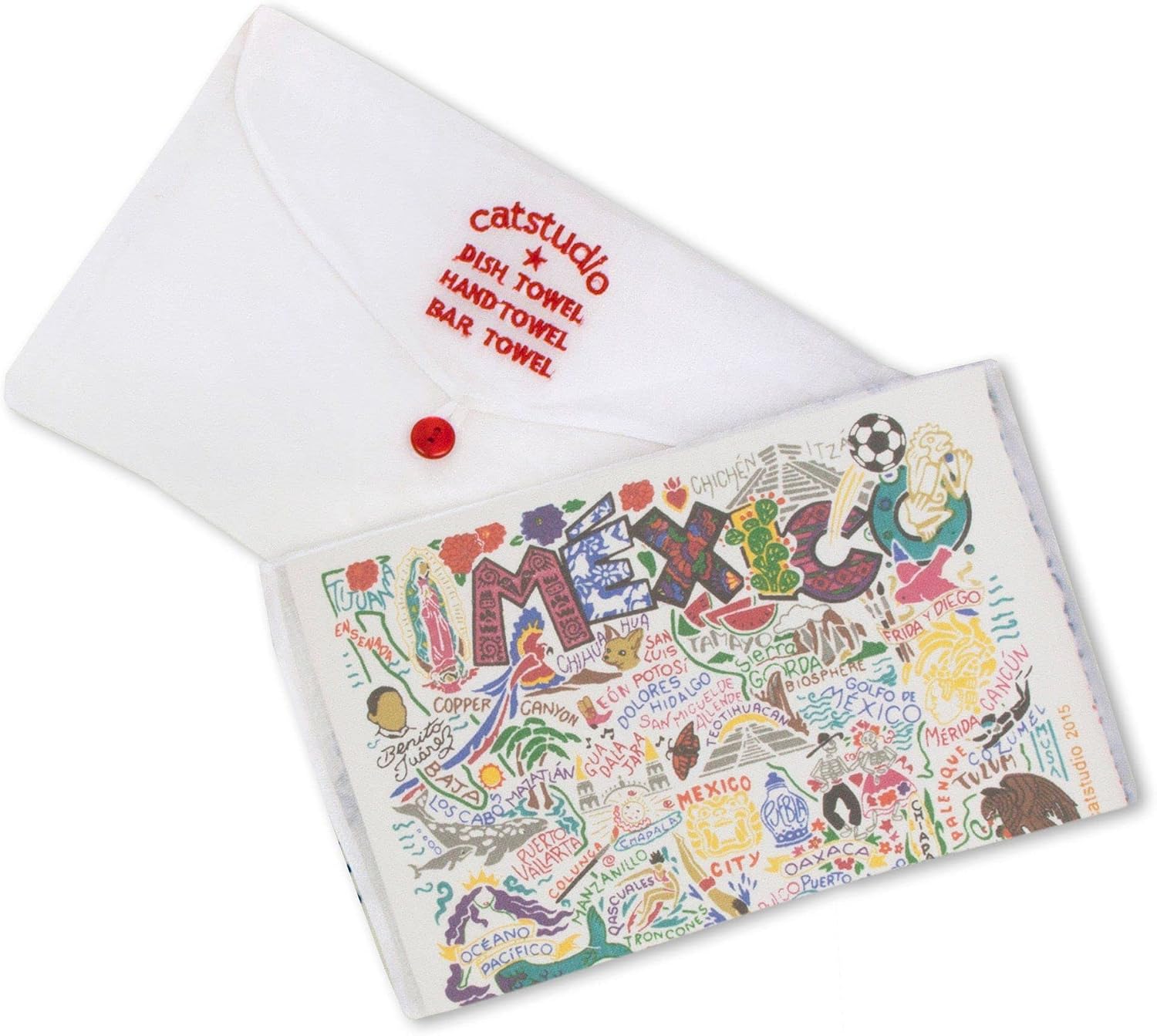 Catstudio Mexico Dish & Hand Towel | Great for Kitchen, Bar, & Bathroom