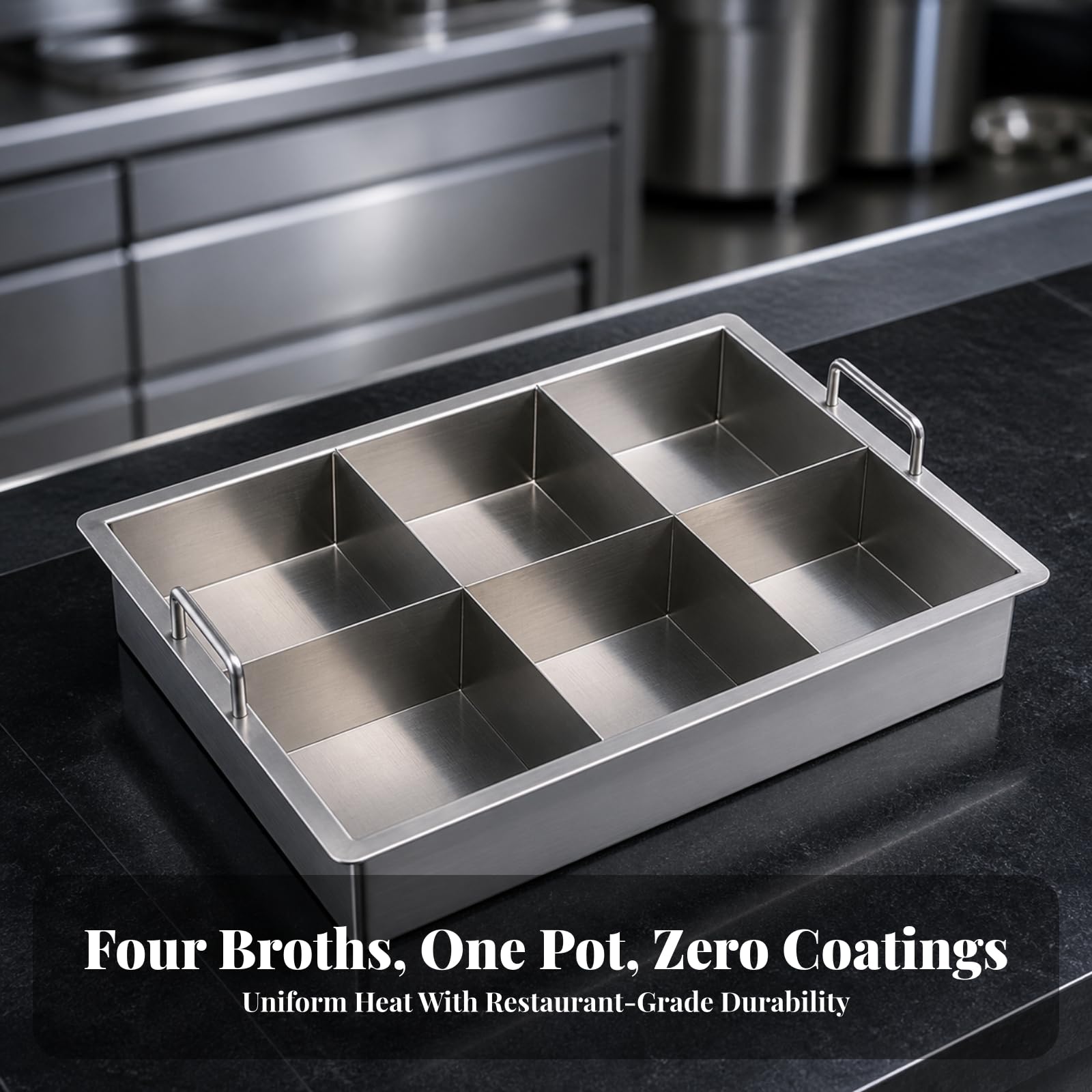 Marmite Divisée Inox 430 Ustensile