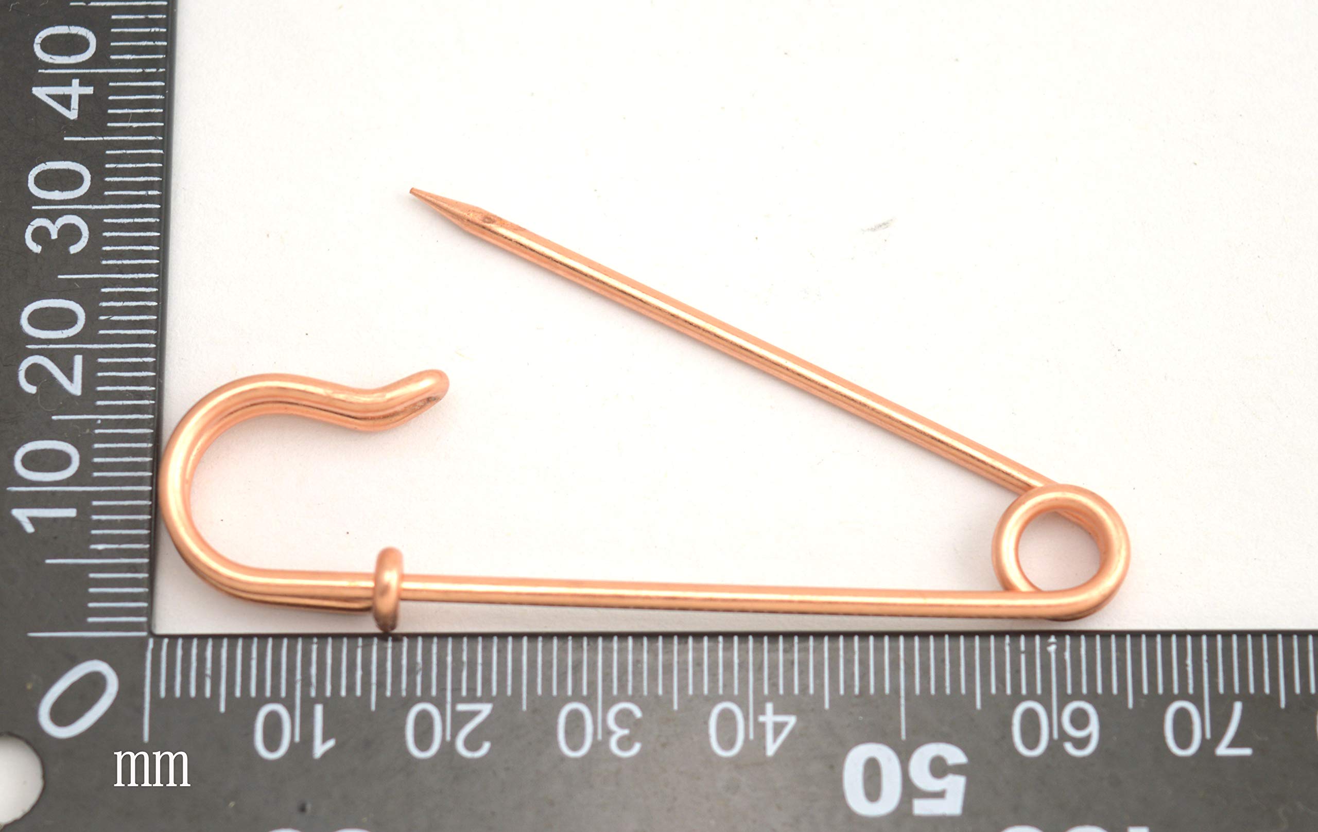 Wuuycoky Lot De 3 épingles à Nourrice De Tailles Mixtes Rose 6 Tailles