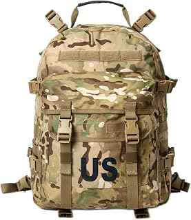 MT Military Army MOLLE 2 Tactical Assault Backpack, Rifleman 3 Day Pack, Medium Rucksack Multicam Camo - MT