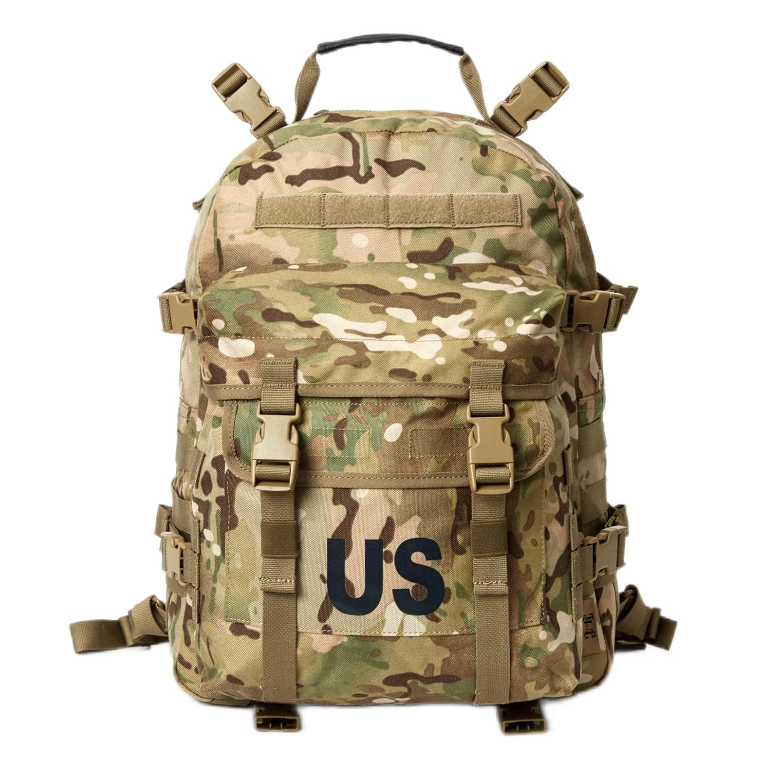 Military Army MOLLE 2 Tactical Assault Backpack, Rifleman 3 Day Pack, Medium Rucksack Multicam Camo