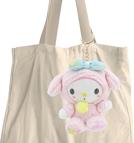 Miniatura 4 de Llavero de peluche lindo de dibujos animados de anime de 5 pulgadas (D)