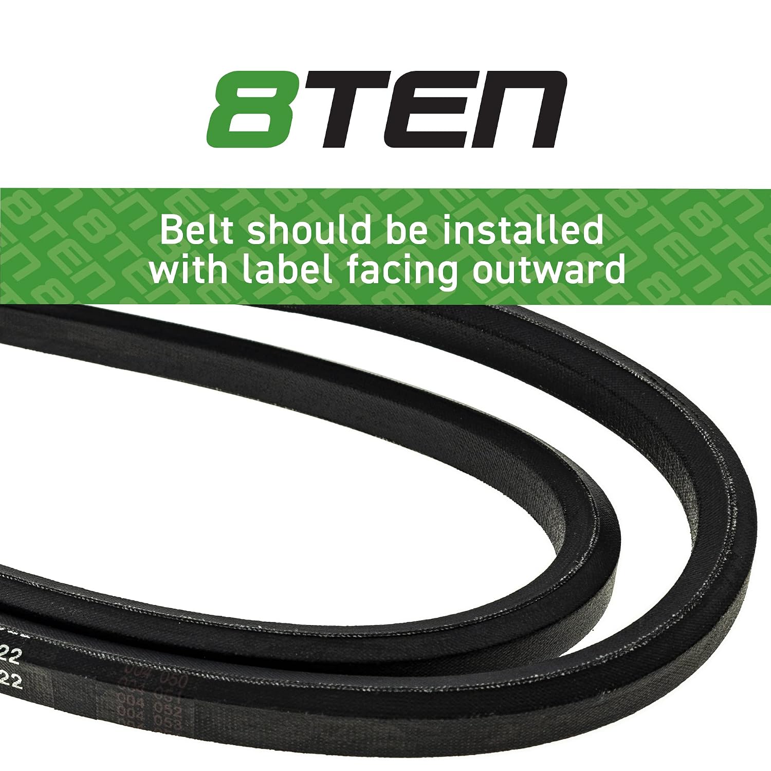 8TEN Double Drive Belt for John Deere X485 X585 X475 X740 X748 X700 X720 X475 X728 2210 2305 62C Deck M163991 M142997 5/8" x 129"