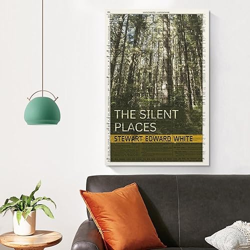 Miniatura 4 de MOJDI A Quiet Place by Stuart Edward White. Book Cover Art Printed Poster-gigapixel-scale-2x Canvas Painting Wall Art Poster for Bedroom Living Room